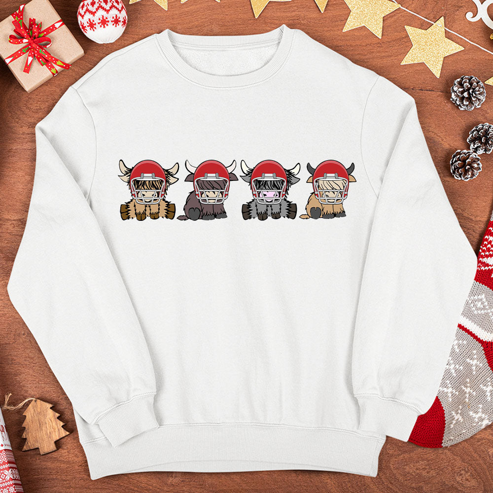 Gift For Football Lover, Personalized Shirt, Football Cow Shirt, Christmas Gift 04NATI121023 - Shirts - GoDuckee