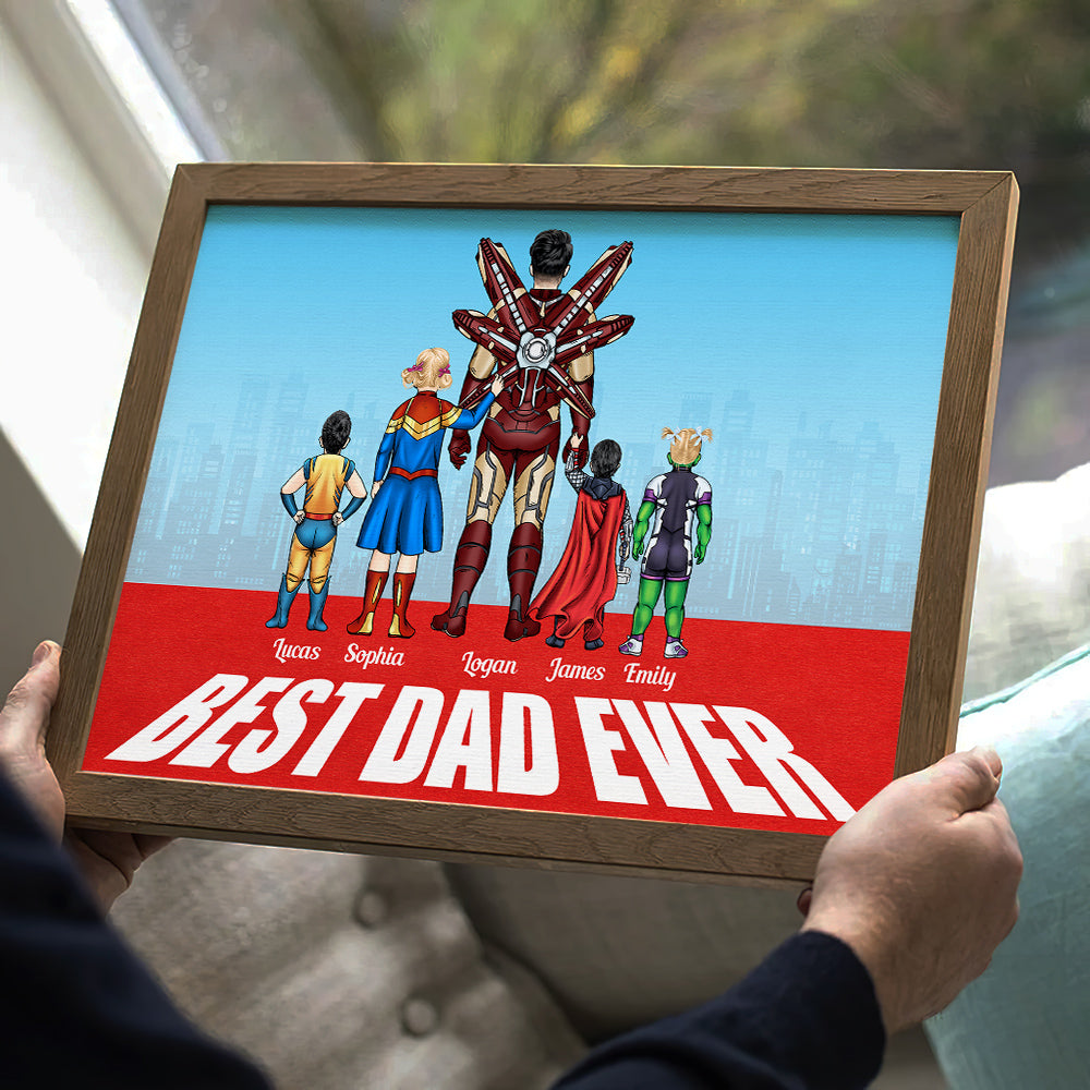 Best Dad Ever-05huti170523tm Personalized Canvas Print - Poster & Canvas - GoDuckee