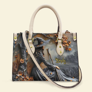 Personalized Gifts For Witch Leather Bag 07NATI160824 - Leather Bag - GoDuckee