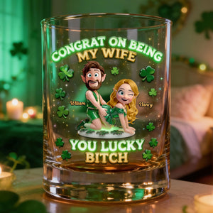 Fun Lucky Couple Patrick's Day, Personalized Gifts For Couple 03QHTI020226-Homacus