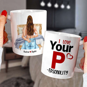 Gift For Couple Funny Mug, Personalized Couple Naughty Mug - Coffee Mug - GoDuckee