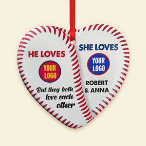 Personalized Gifts For Baseball Lover Ceramic Ornament 02HUTI091024 - Ornament - GoDuckee