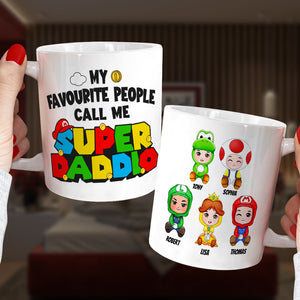 My Favorite People Call Me Super Dad 03HTTI150523HA Personalized Mug - Coffee Mug - GoDuckee