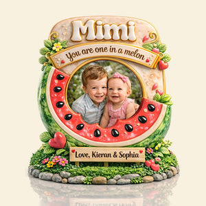 Custom Photo Grandma's Melon Acrylic Plaque - Personalized Gifts For Mom and Grandma 04tyti200326 - Shaped Plaques - GoDuckee