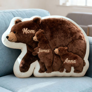 Caring Bear Mom Custom Shape Pillow - Personalized Gifts For Mom 02qhti270226 - Pillow - GoDuckee
