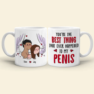 Funny Naked Couple Cartoon Mug For Sexual Couples In Bedroom 3