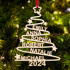 Personalized Gifts For Family Christmas Ornament 04nati230924 - Ornament - GoDuckee