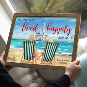 Couple Hand In Hand 07ACDT100623TM Personalized Couple Beach Canvas Poster - Poster & Canvas - GoDuckee