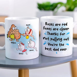 Dad You're The Best Dad Ever Personalized Coffee Mug - Coffee Mug - GoDuckee