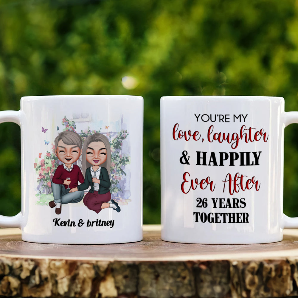 You're My Love, Personalized White Mug, Couple Anniversary, Gift For Couple - Coffee Mug - GoDuckee