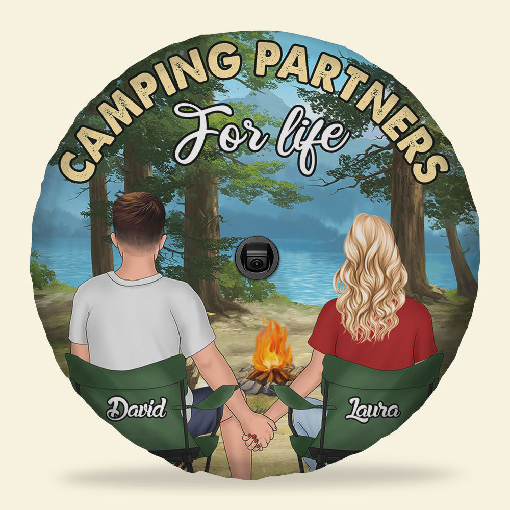 Husband And Wife Camping Partners For Life - Gift For Camping