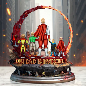 Super Dad Plaque - Personalized Gifts For Dad 05tgti140525hg - Shaped Plaques - GoDuckee