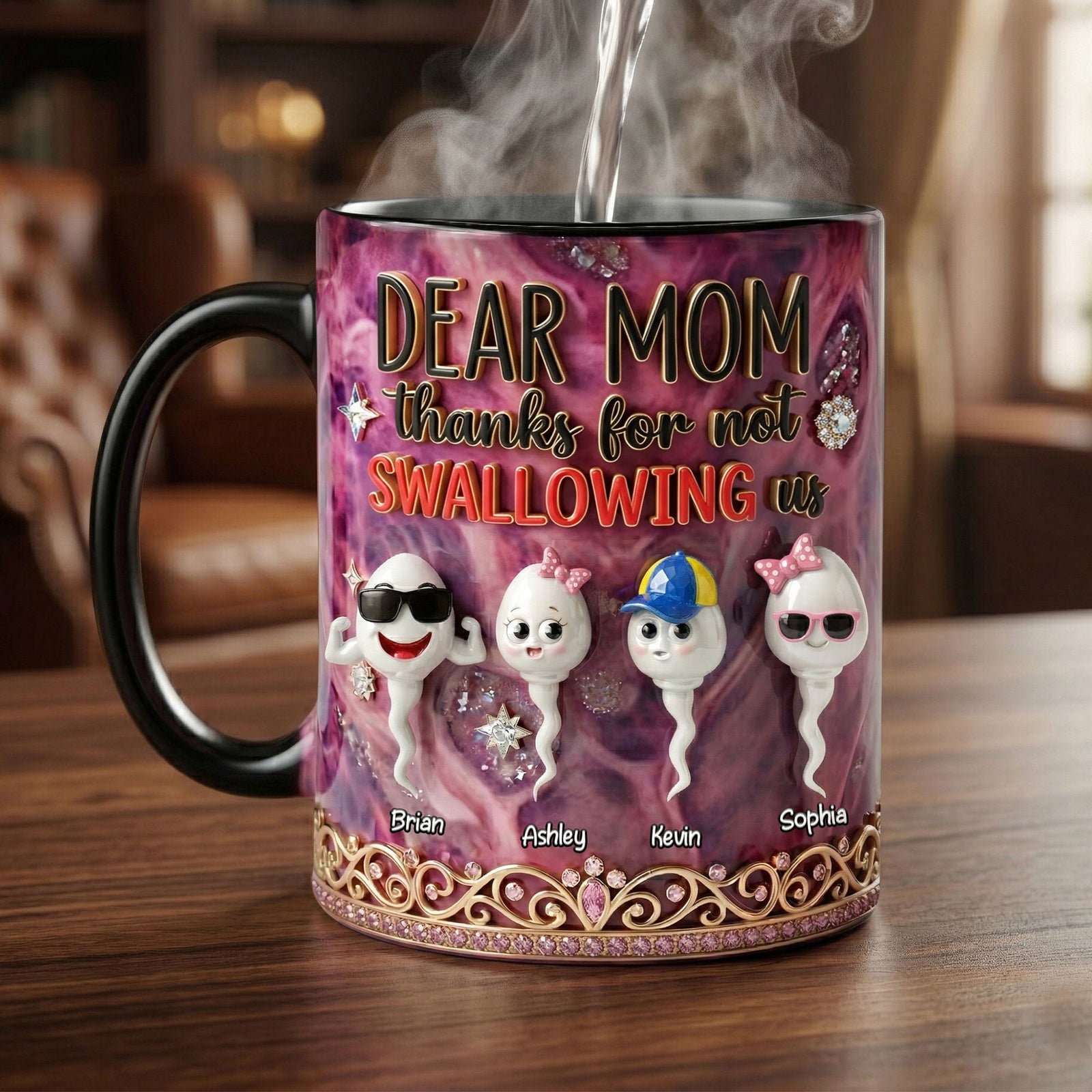 Funny Sperm Kids Magic Coffee Mug - Personalized Gifts For Mother's Day 05ohti090426 - Coffee Mug - GoDuckee