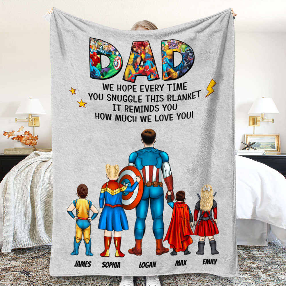 Father's Day- 06nati030523tm Personalized Blanket - Blanket - GoDuckee