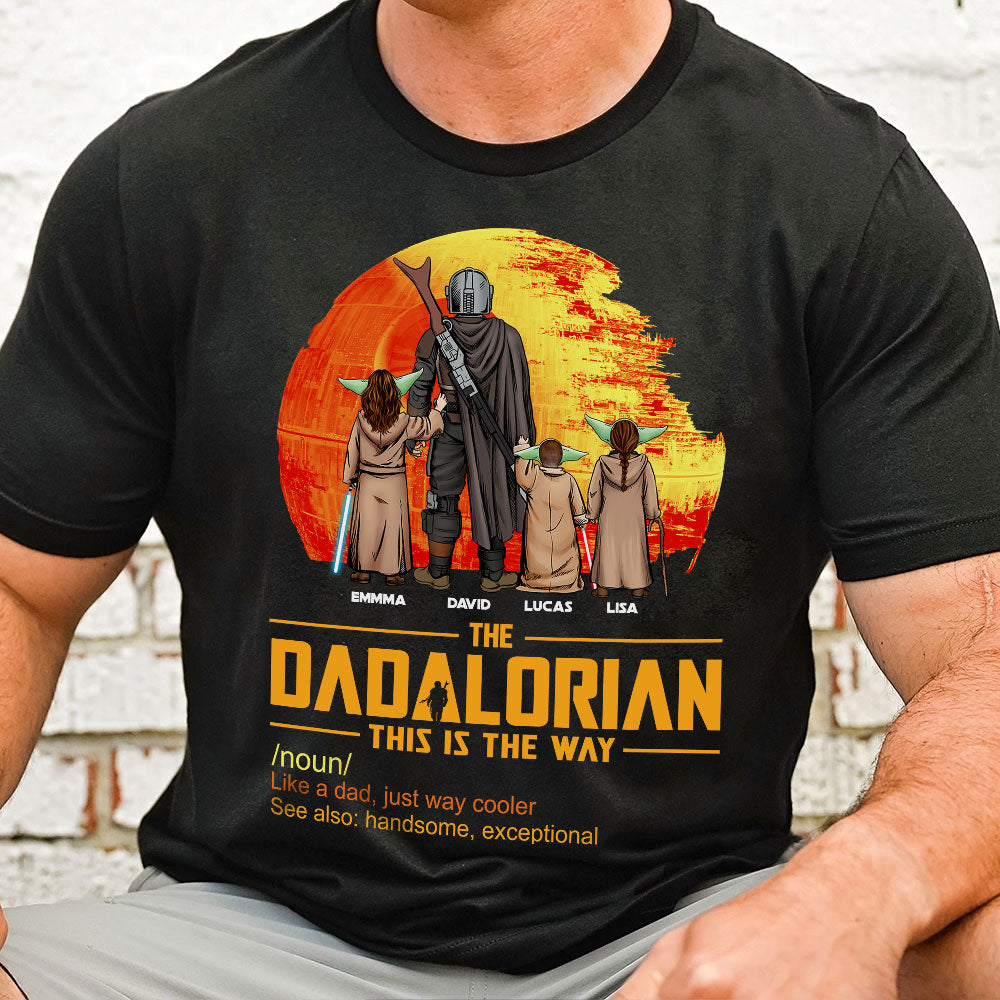 The Dadalorian This Is The Way 01HUTI280423HH-TT Personalized Shirt - Shirts - GoDuckee