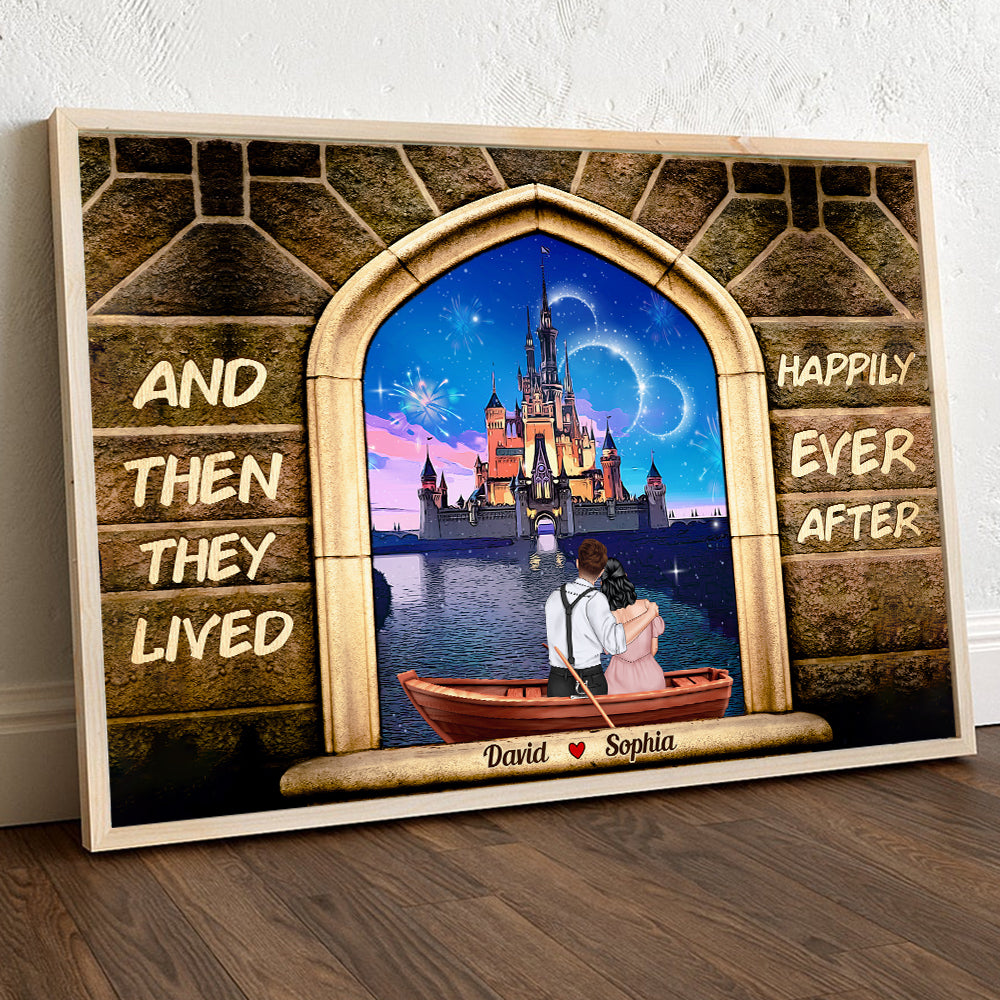And Then They Lived Happily Ever After, 04ACDT220323TM Personalized Canvas Poster, Gifts For Couple - Poster & Canvas - GoDuckee