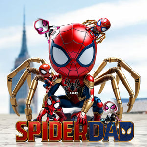 Spider Dad Personalized Gifts For Dad 01nati190525 - Shaped Plaques - GoDuckee