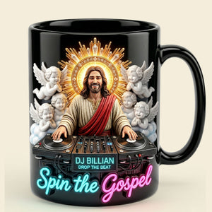 Spin the Gospel Coffee Mug - Personalized Gifts For Music Lovers 01pati060426 - Coffee Mug - GoDuckee