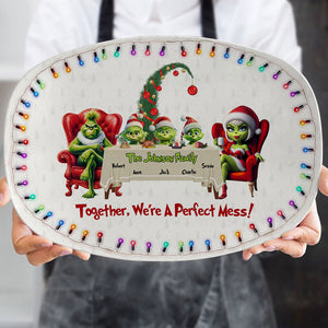 Personalized Gifts For Family Christmas Resin Plate 04OHTI171024 - Plates - GoDuckee