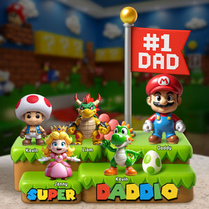 Super Daddio Plaque - Personalized Gifts For Dad 04nati020525 - Shaped Plaques - GoDuckee
