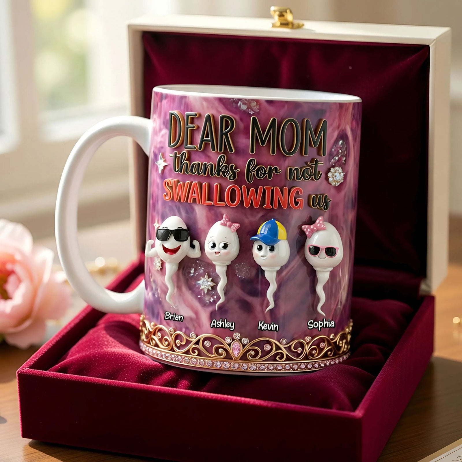 Funny Sperm Kids Coffee Mug - Personalized Gifts For Moms 01ohti100426 - Coffee Mug - GoDuckee