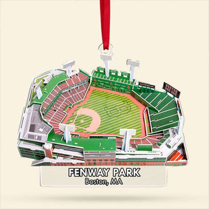 Personalized Gift For Baseball Lovers, Baseball Stadium Field Ornament 02QHTI161024 - Ornament - GoDuckee