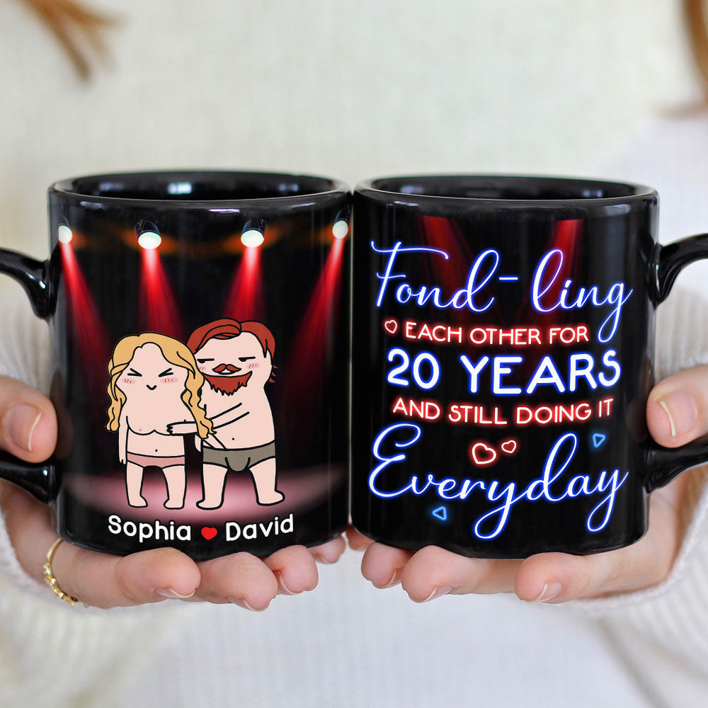 Fond-ling Each Other For Years - Personalized Mug - Gift For Funny Couple - Coffee Mug - GoDuckee
