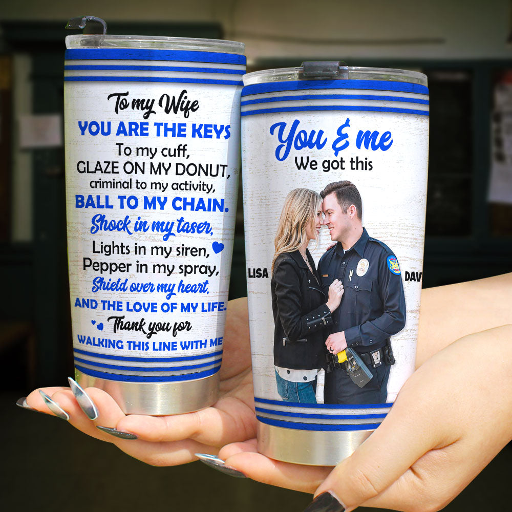 The Love Of My Life, Personalized Tumbler, Gifts For Couple - Tumbler Cup - GoDuckee