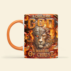 Lion Of Judah Warriors In Fire Accent Mug, Personalized Gifts For Christians 01qhti200126 - Coffee Mug - GoDuckee