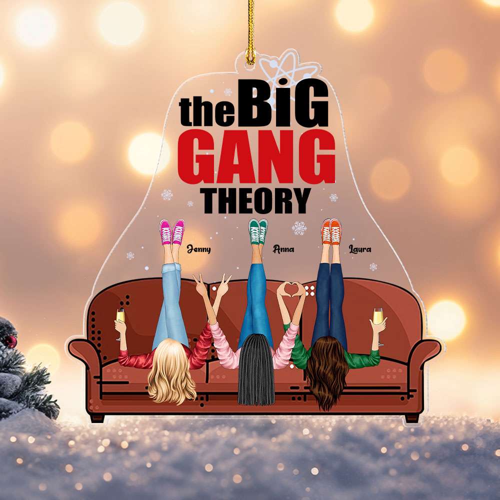 Gift For Friends, Personalized Acrylic Ornament, Besties Together Ornament, Christmas Gift 03OHTI211123HH - Ornament - GoDuckee