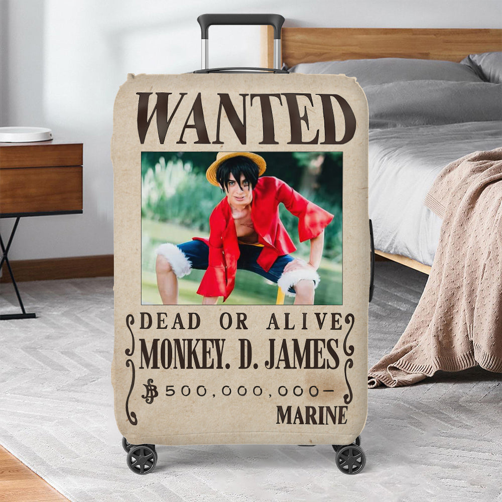 Custom Photo Gifts For Manga Fan Luggage Cover, Most Wanted 01KADC150724 - Luggage Covers - GoDuckee