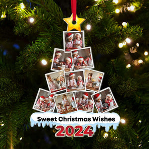 Baking Custom Photo Acrylic Christmas Ornament 021HUTI260924 Gift For Family - Ornament - GoDuckee