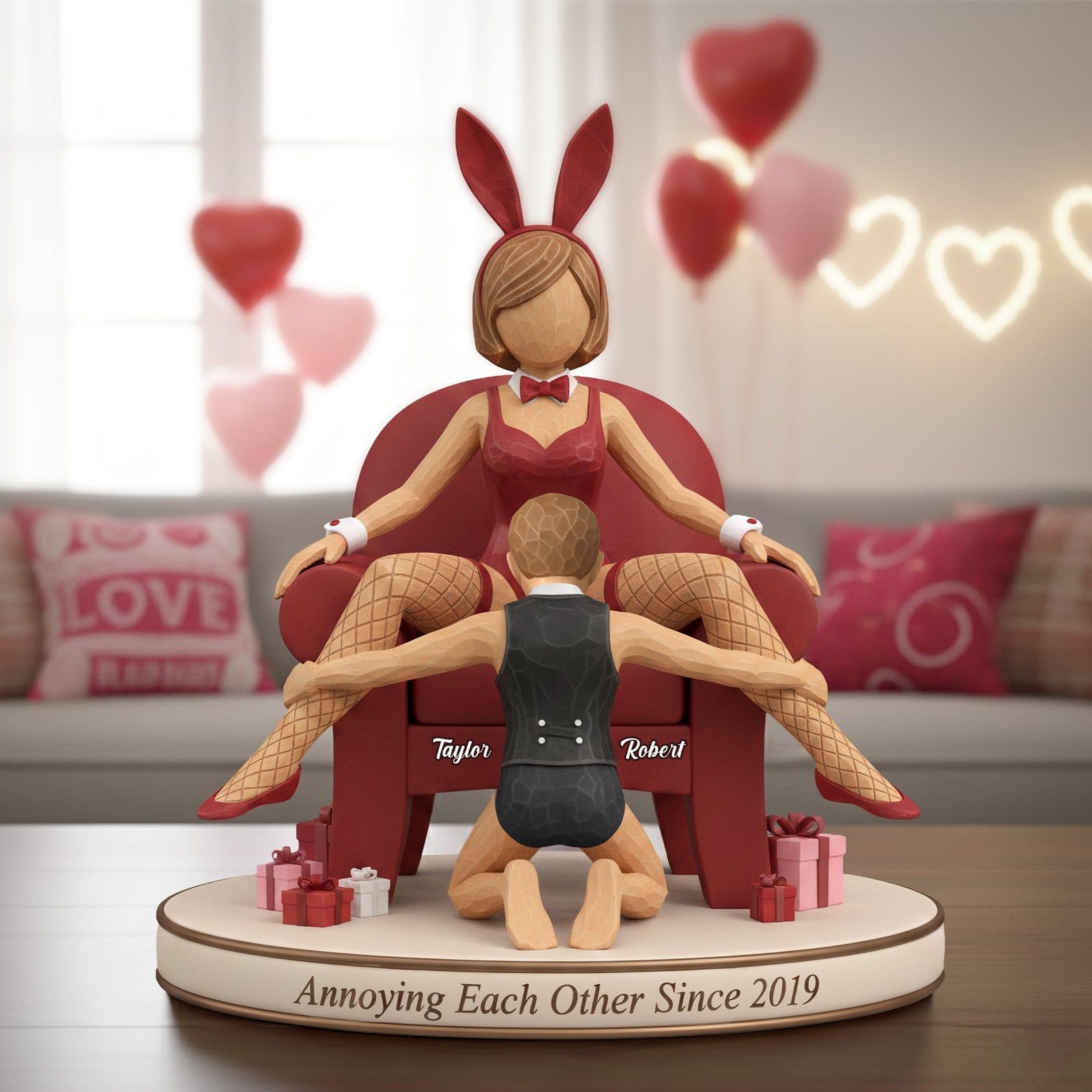 Cheeky Couple Acrylic Plaque - Personalized Gifts For Couples 01ohti291125 - Shaped Plaques - GoDuckee