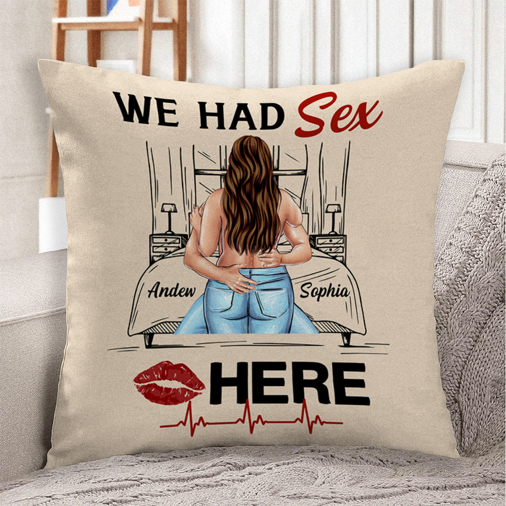 Gift For Couple, Make Love Personalized Square Pillow Gift 05NTDT311222 - Pillow - GoDuckee