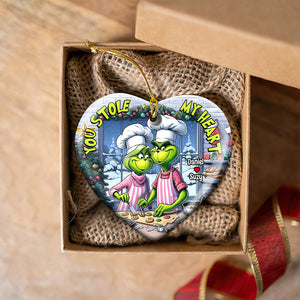 Personalized Gifts For Couple Christmas Ornament 04HUTI211024 - Ornament - GoDuckee