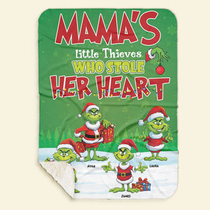 Personalized Gifts For Mom Christmas Blanket 02ACTI230924 - Blanket - GoDuckee