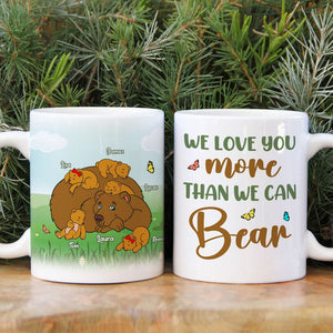 Personalized Gifts For Mother Coffee Mug We Love You Than We Can Bear - Coffee Mugs - GoDuckee