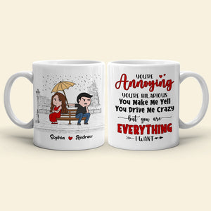 Couple, You Are Everything I Want, Personalized Mug, Gift For Couple - Coffee Mug - GoDuckee