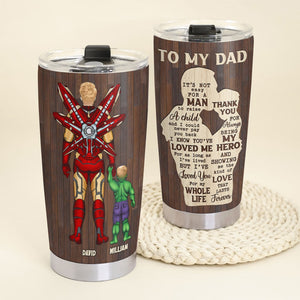 Personalized Gift For Father Tumbler To My Dad 02NATI090124PA - Tumbler Cup - GoDuckee