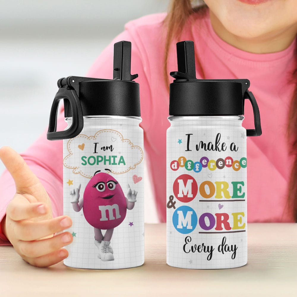 I Make A Difference, Personalized Kid Tumbler, TT 04DNTI200623, Gift For Kids - Kid Tumbler - GoDuckee