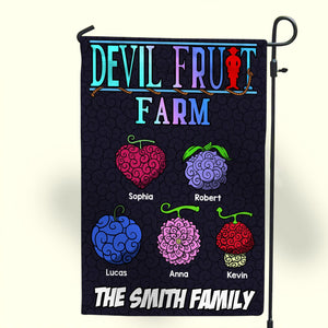 Personalized Gifts For Family Garden Flag Devil Fruit Farm 01toti110624 - Garden Flag - GoDuckee