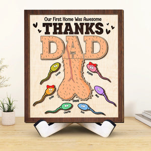 Personalized Gifts For Dad Wood Sign 04OHTI290224 Father's Day - Wood Signs - GoDuckee