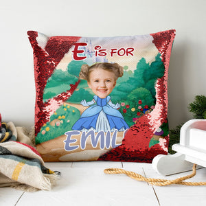 Custom Photo Gifts For Kids Glitter Pillow 05NATI180124HA - Pillows - GoDuckee