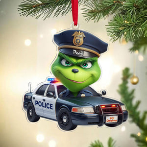 Personalized Gifts For Police Christmas Ornament 02ohti221124 - Ornament - GoDuckee