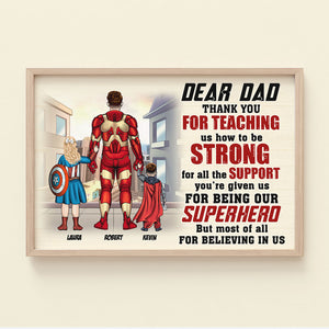 Personalized Gifts For Dad Poster 05nati270524pa Father's Day - Canvas Print - GoDuckee