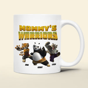 Personalized Gifts For Mom Coffee Mug Mommy's Warriors 02HTTI200324 - Coffee Mugs - GoDuckee