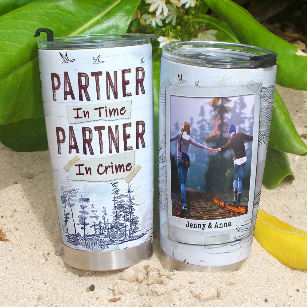 Personalized Gifts For Friends Tumbler Partner In Crime - Tumbler Cup - GoDuckee