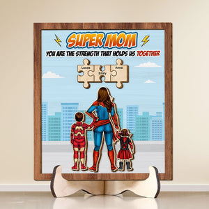 Personalized Gifts For Mom Wood Sign You Are Strength That Hold Us Together 02HTTI270224PA - Wood Signs - GoDuckee