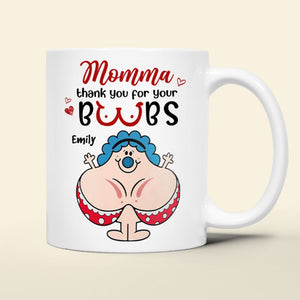 Personalized Gifts For Mother Coffee Mug Momma Thank You 01KATI060324 - Coffee Mugs - GoDuckee