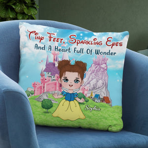 Personalized Gifts For Kids Pillow Tiny Feet, Sparkling Eyes 07TOTI170124PA - Pillows - GoDuckee